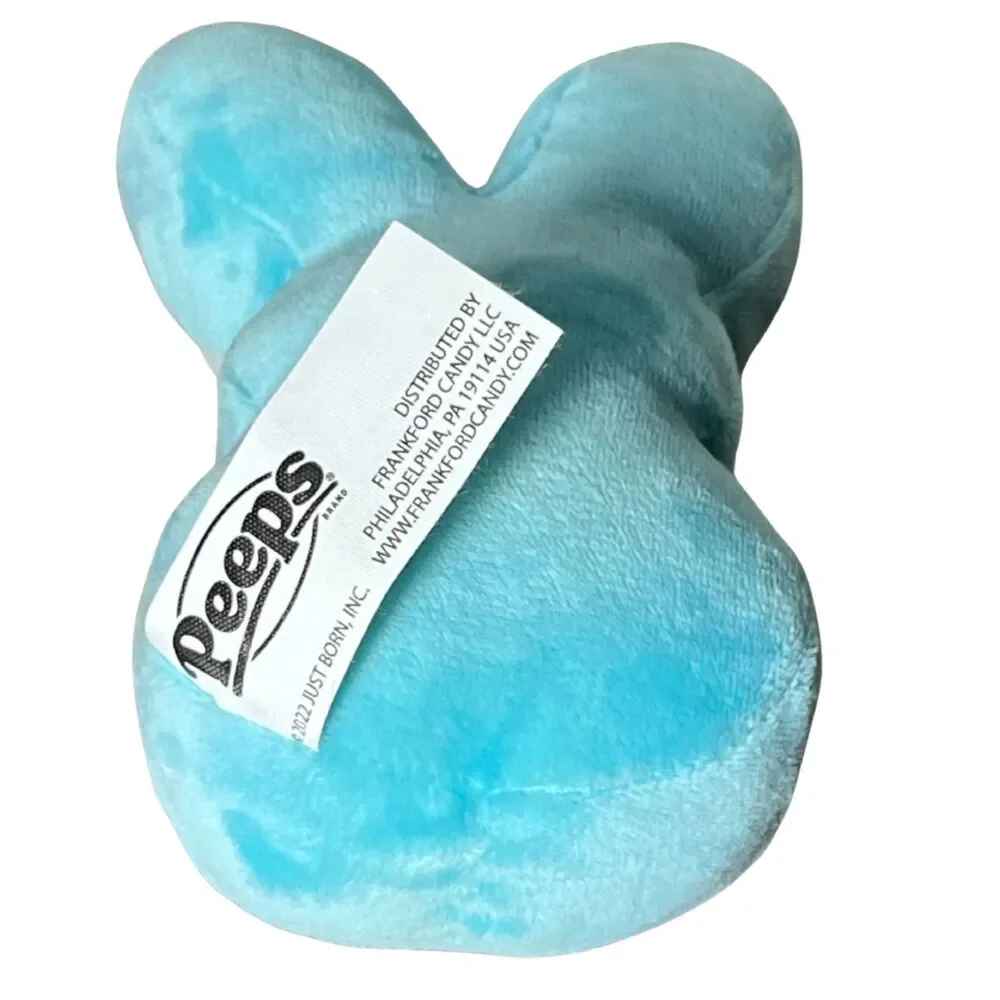 Just Born Blue PEEPS Bunny Plush Stuffed Animal 5.5
